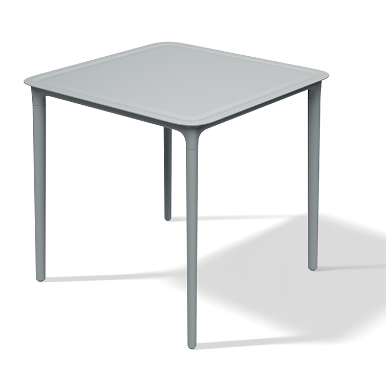 Ferne Jídelní čtvercový stůl RIMO 78 x 78 x 75 cm, šedá