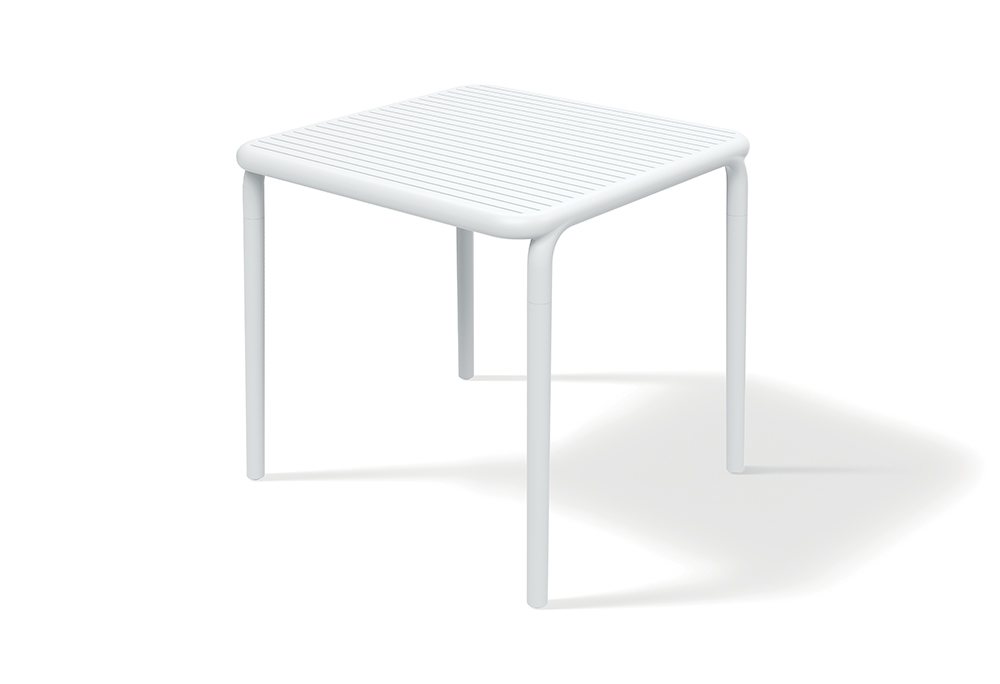 Ferne Jídelní stůl BRENE 80 x 80 x 76 cm, bílá