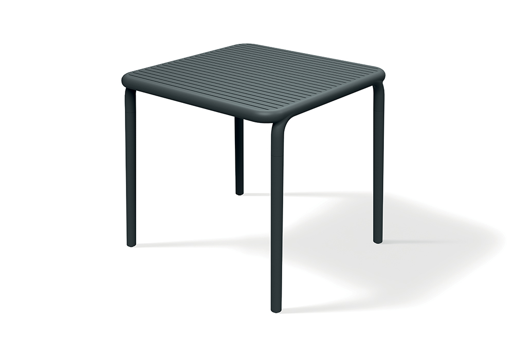 Ferne Jídelní stůl BRENE 80 x 80 x 76 cm, uhelná