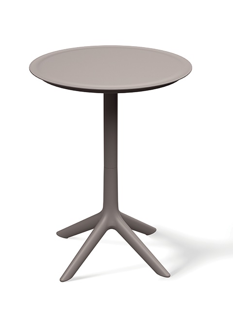 Ferne Výsoký kulatý stůl RIMO 57 x 57 x 75 cm, zemitě hnědá