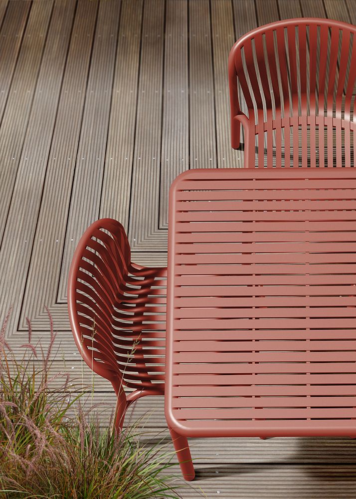 Ferne Křeslo BRENE, retro červená