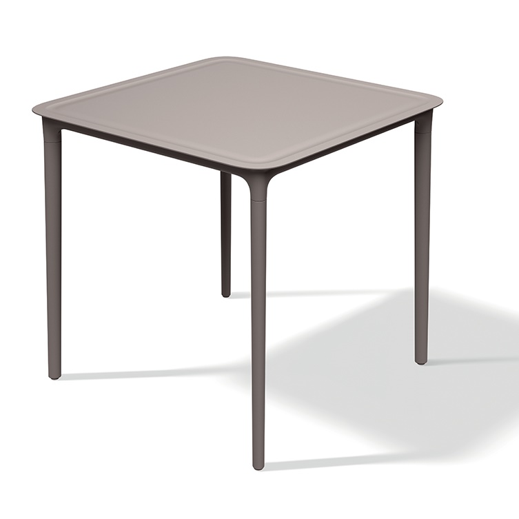 Ferne Jídelní čtvercový stůl RIMO 78 x 78 x 75 cm, zemitě hnědá