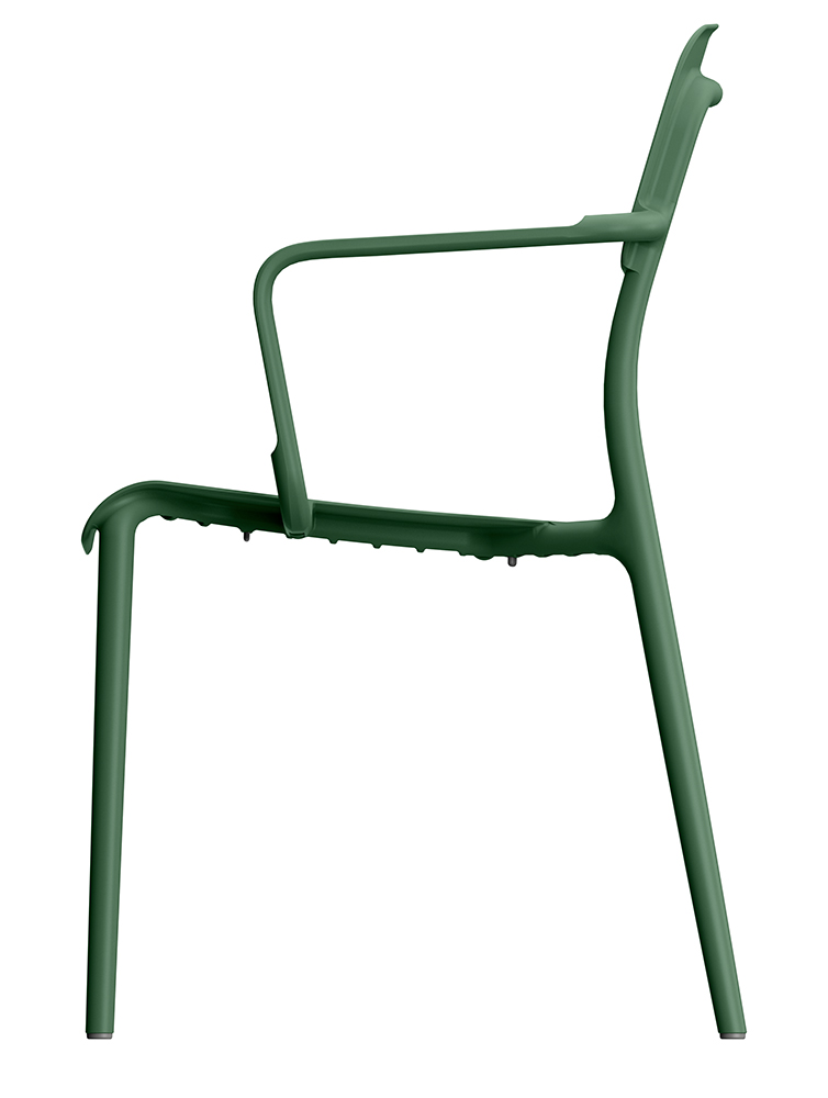 Ferne Židle s područkami RIMO, tmavě zelená