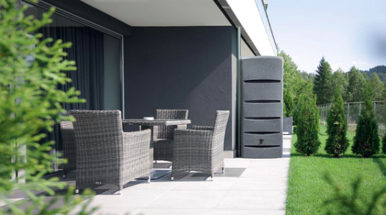 Arvés Sud na dešťovou vodu TOWER 260 l, granit (obrázek 4)