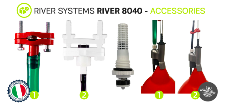 Agrofortel Automatická zvonová napáječka se středním korytem RIVER 8040 – pro 60 až 80 slepic