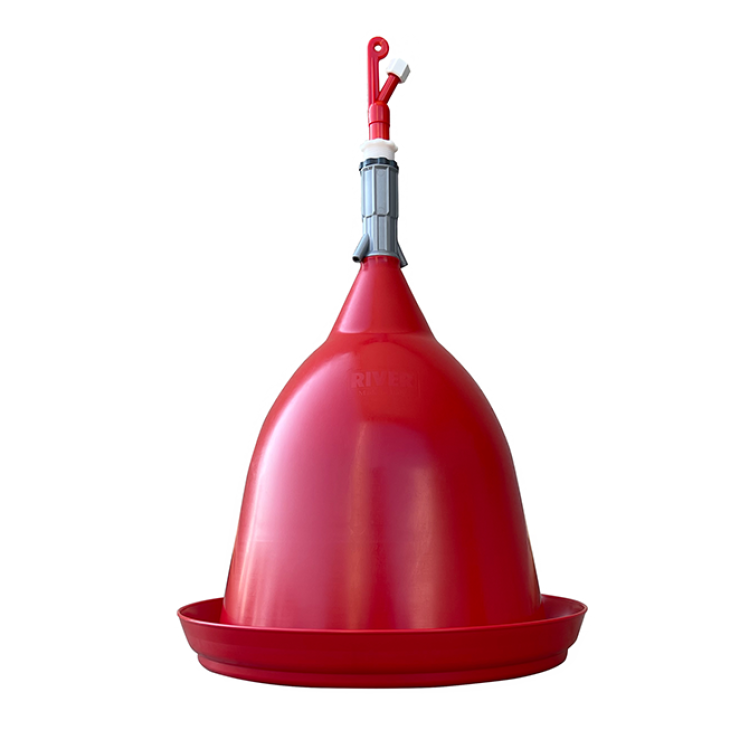 Agrofortel Automatická zvonová napáječka RIVER 8060 - pro 60 až 80 slepic