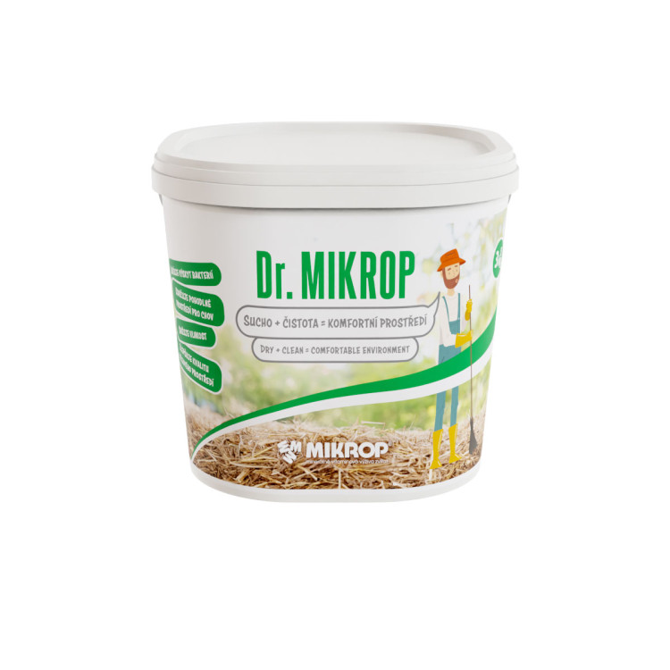 Agrofortel Pohlcovač vlhkosti do podestýlky Dr. MIKROP 3 kg
