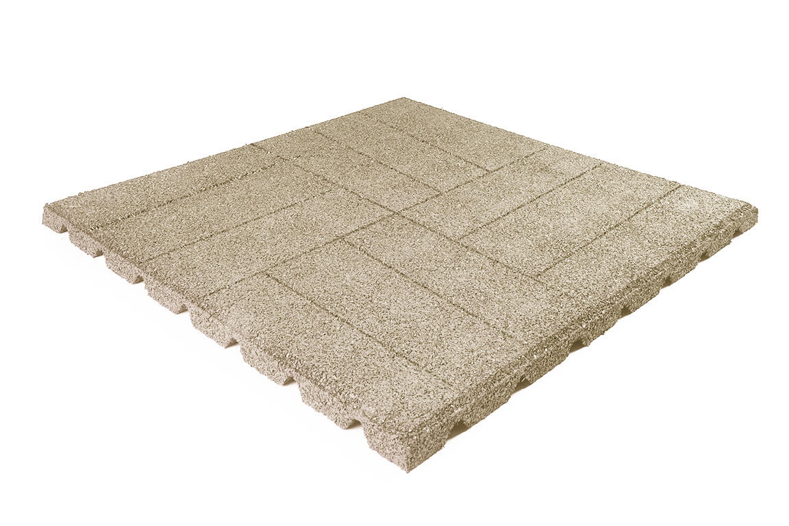 Gumová dlaždice ASLON Design 50 x 50 cm, písková