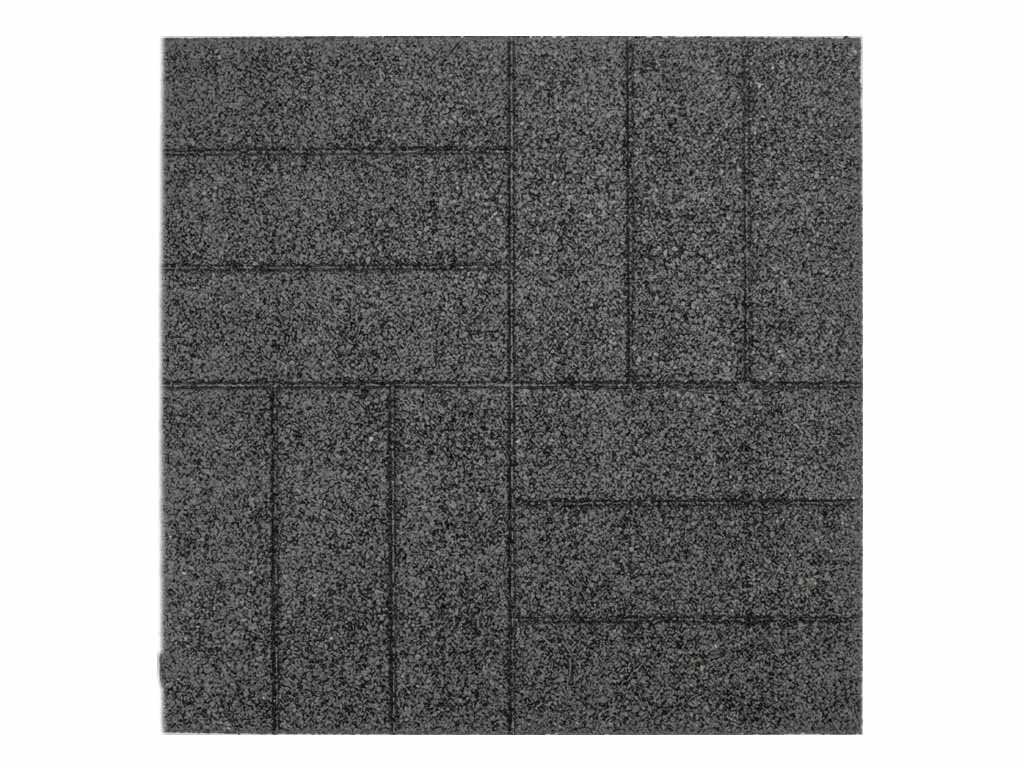 Levně Gumová dlaždice ASLON Design 50 x 50 cm, šedá