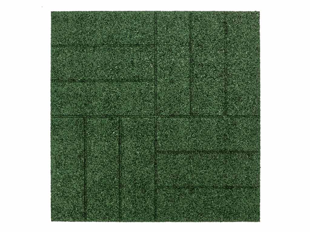 Gumová dlaždice ASLON Design 50 x 50 cm, zelená