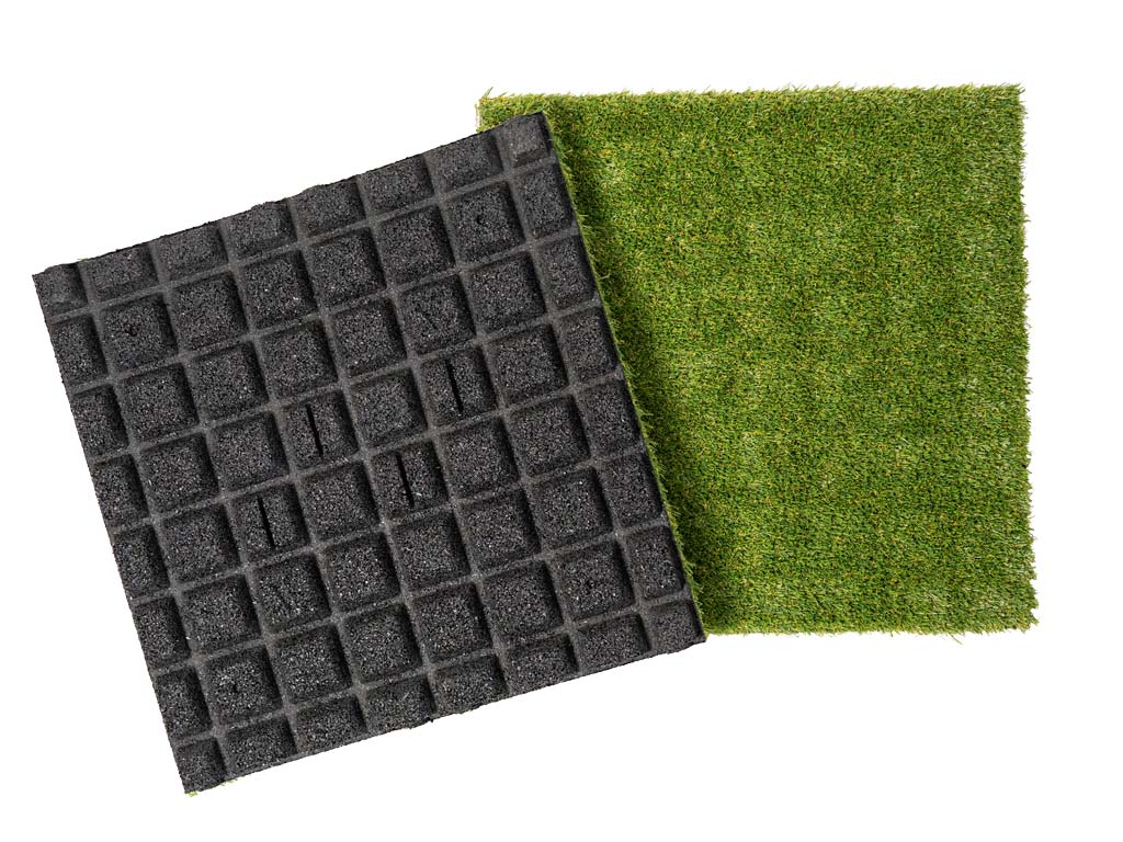 Gumová trávníková dlaždice ASLON 50 x 50 cm, Forest Green (obrázek 3)