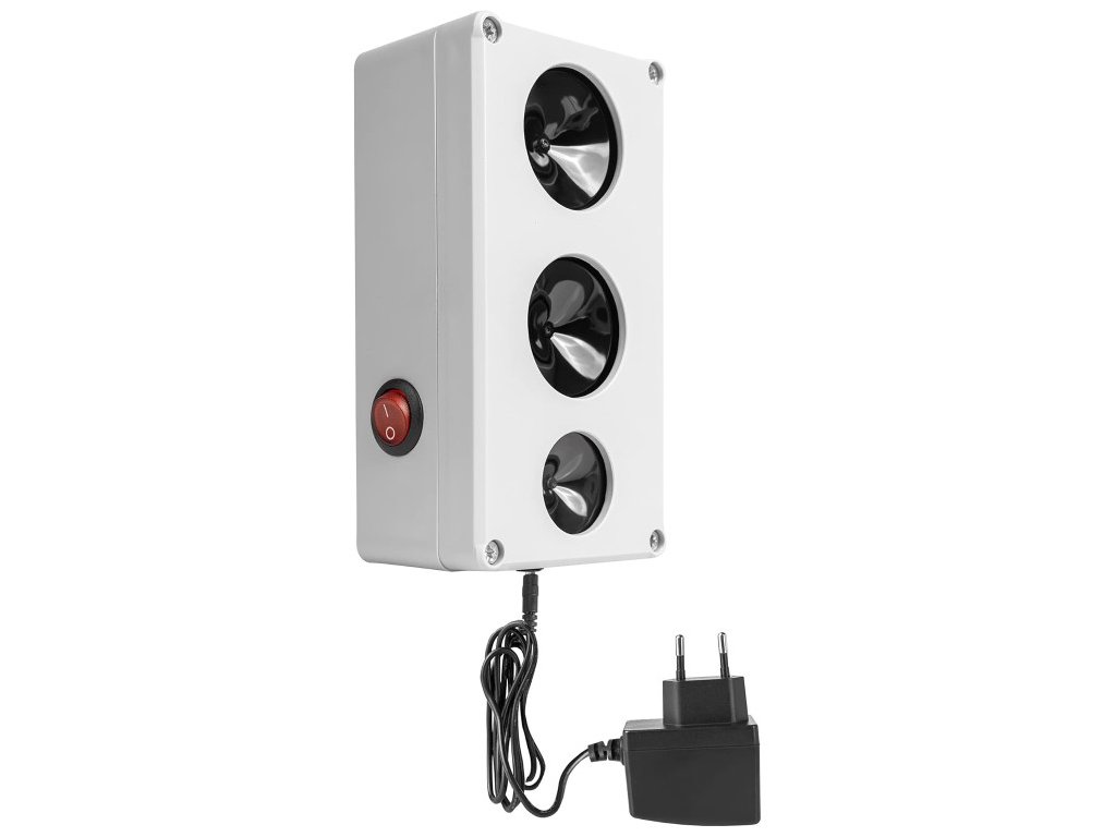 Vodotěsný ultrazvukový plašič na kuny myši a potkany DRAGON ULTRASONIC C300