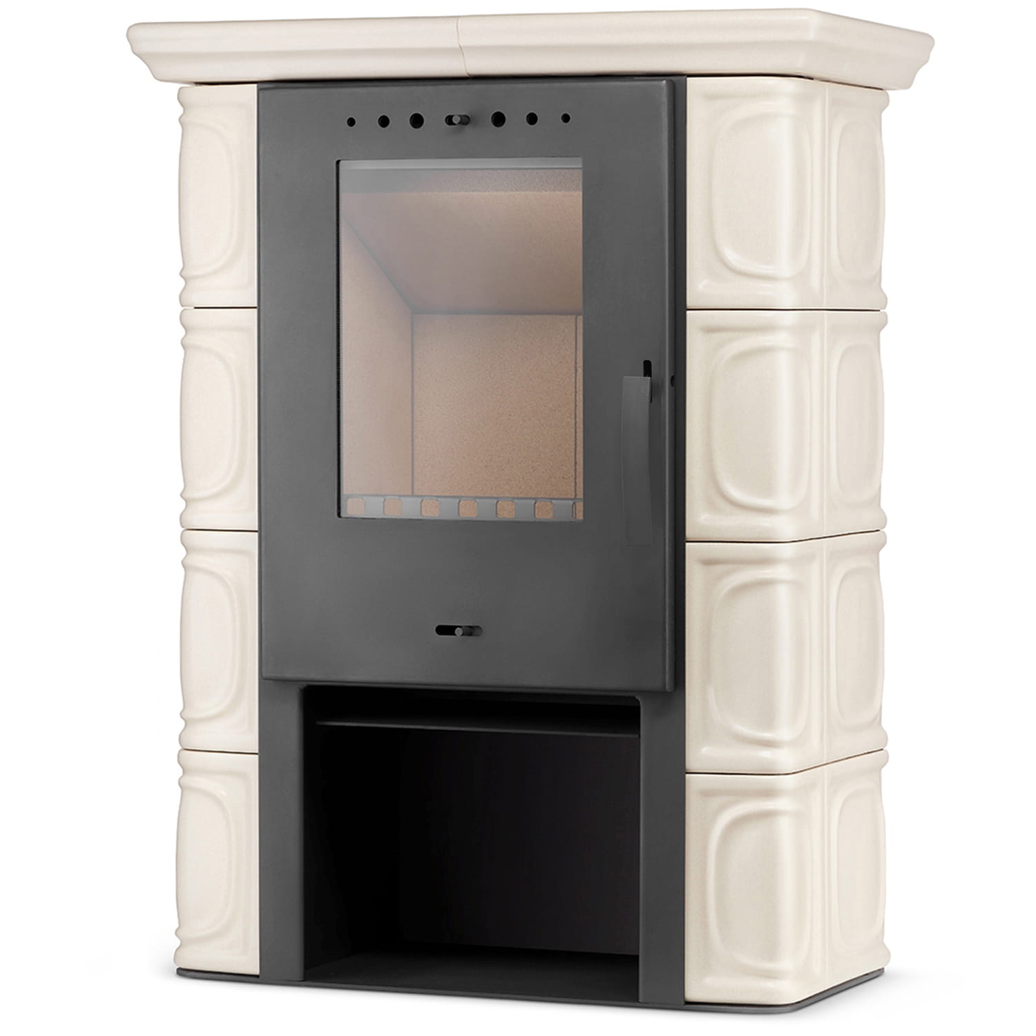 Kachlová kamna Flama ELDUR ECO - cappuccino