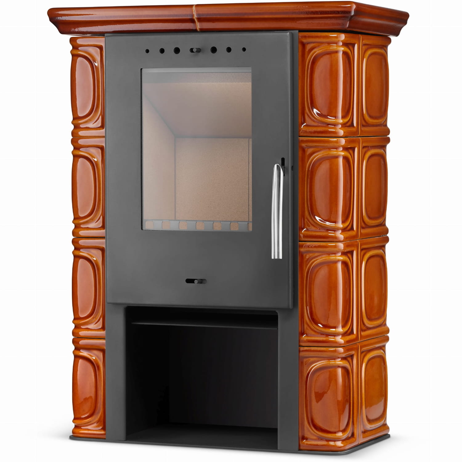 Kachlová kamna Flama ELDUR ECO - medová