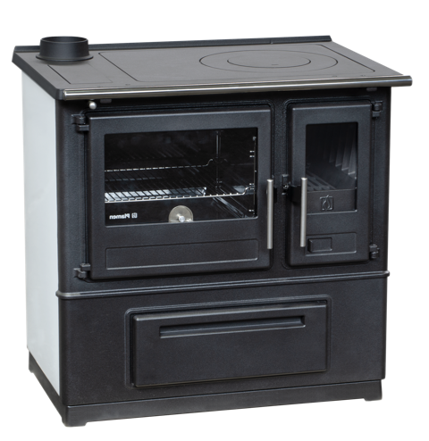 Krbová kamna Plamen SLAVONAC N levý - bílý