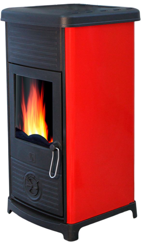 Krbová kamna Plamen MAESTRAL N - červená