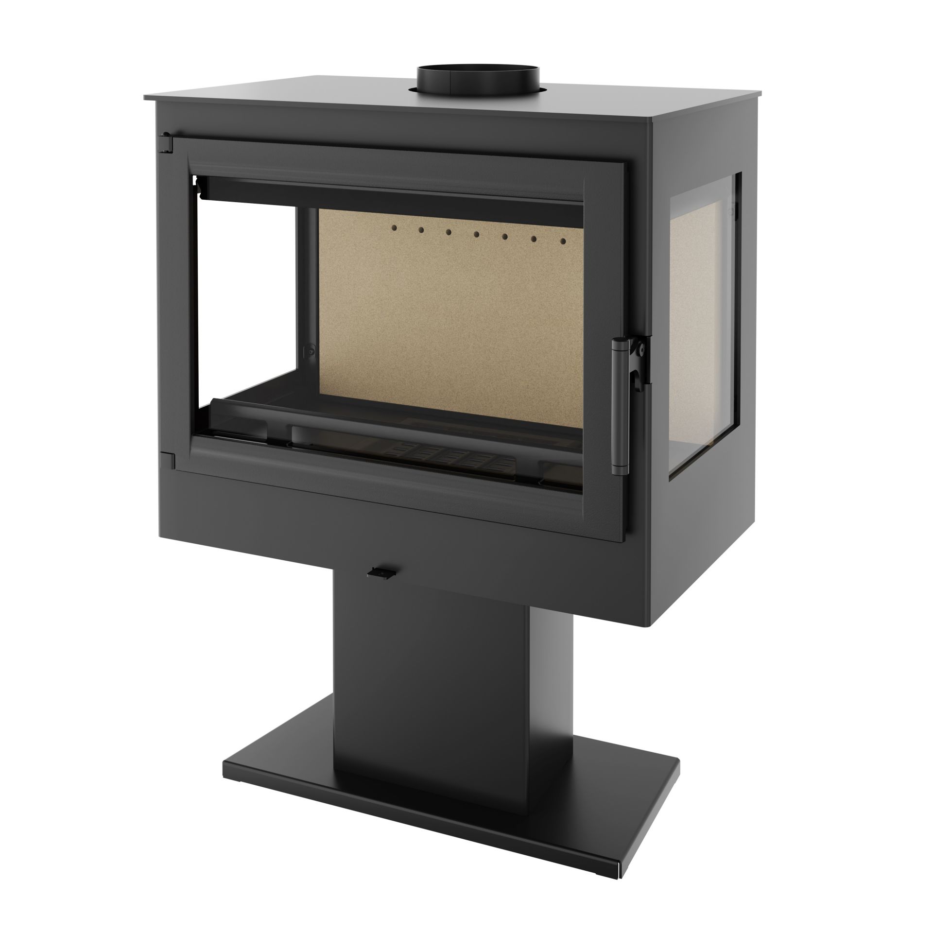 Krbová kamna Nordflam RAGUSA - černá