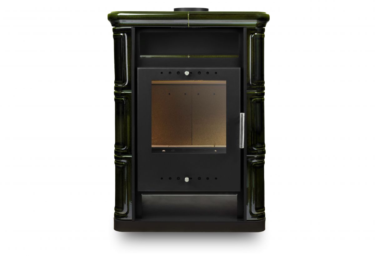 Kachlová kamna Nordflam ARTA – zelená