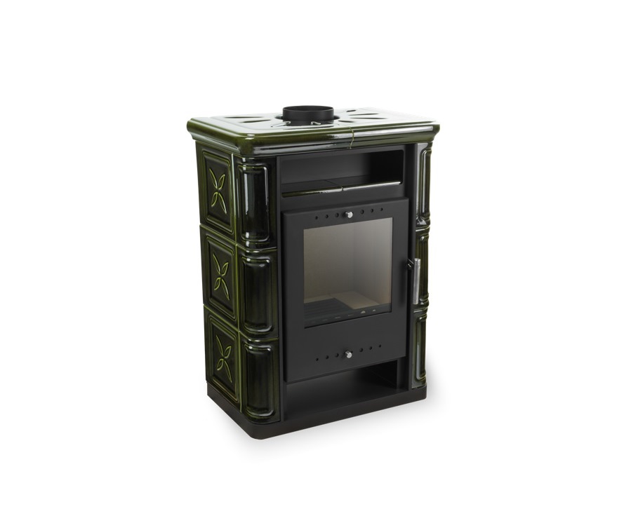 Kachlová kamna Nordflam ARTA - zelená
