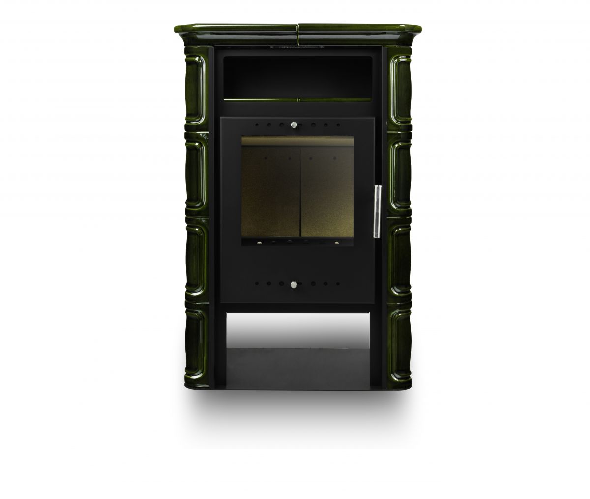 Kachlová kamna Nordflam VERA – zelená