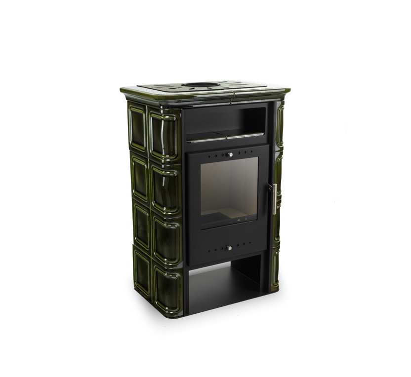 Kachlová kamna Nordflam VERA - zelená