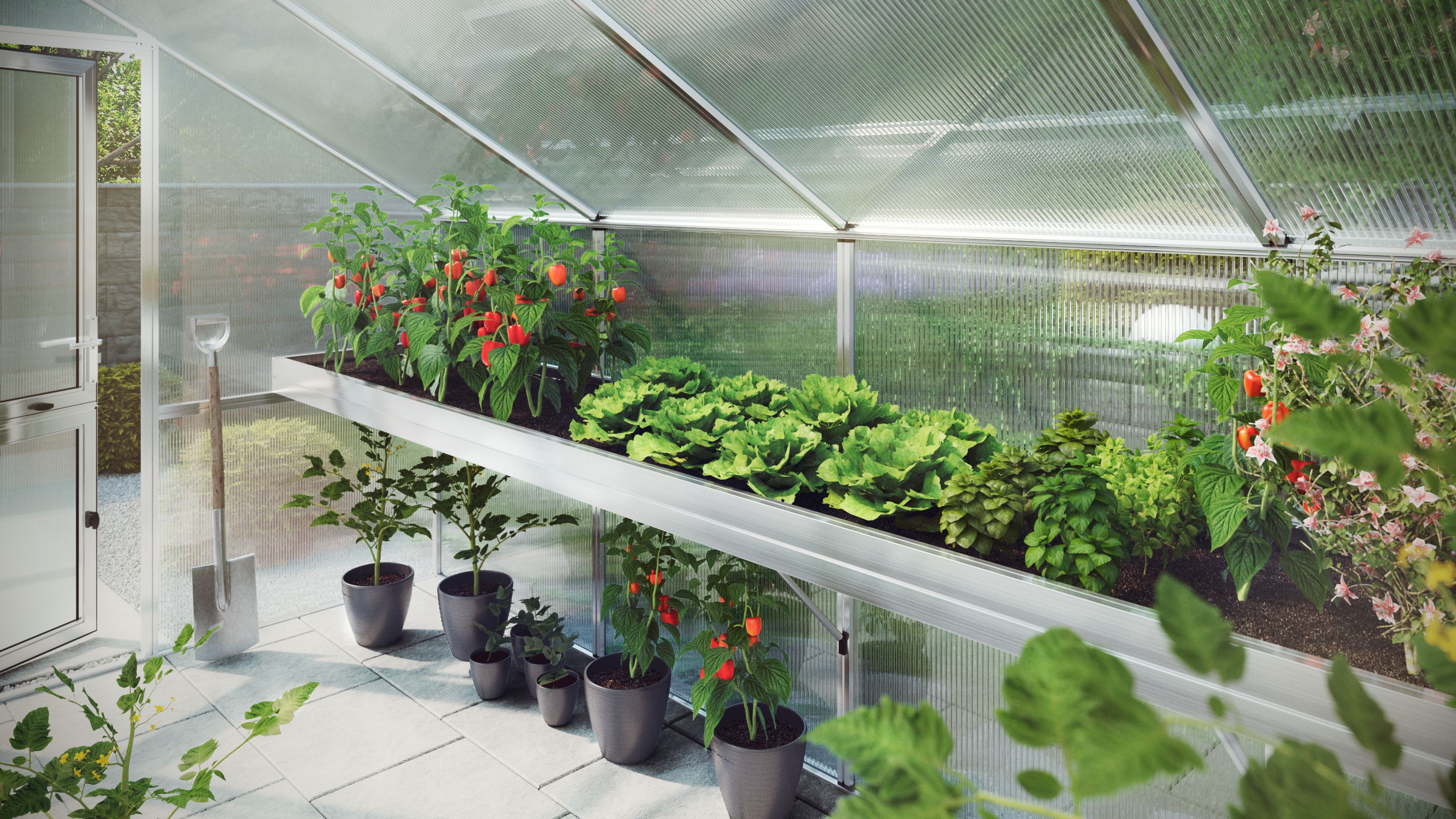 KGT Vyvýšený záhon pro skleník Iris II