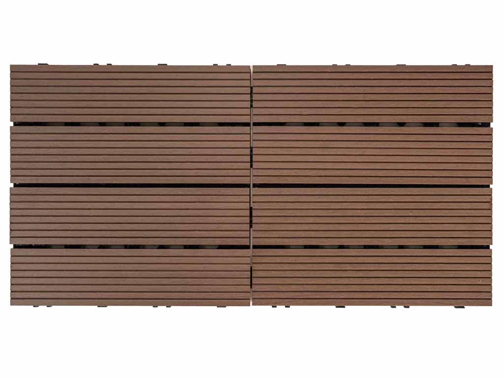 WPC dlaždice LEGI BASE 30 x 30 cm, coffee