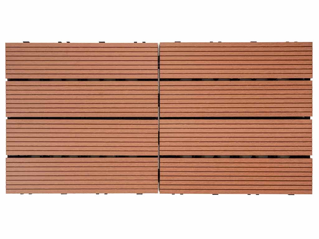 WPC dlaždice LEGI BASE 30 x 30 cm, chocolate