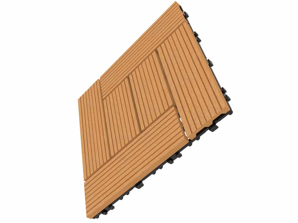 WPC dlaždice LEGI STYLE 30 x 30 cm, teak