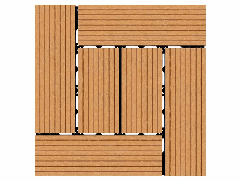 WPC dlaždice LEGI STYLE 30 x 30 cm, teak