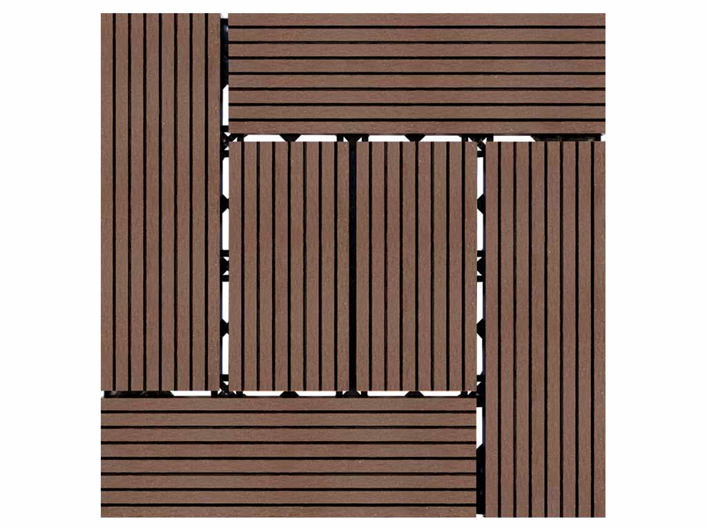 WPC dlaždice LEGI STYLE 30 x 30 cm, coffee