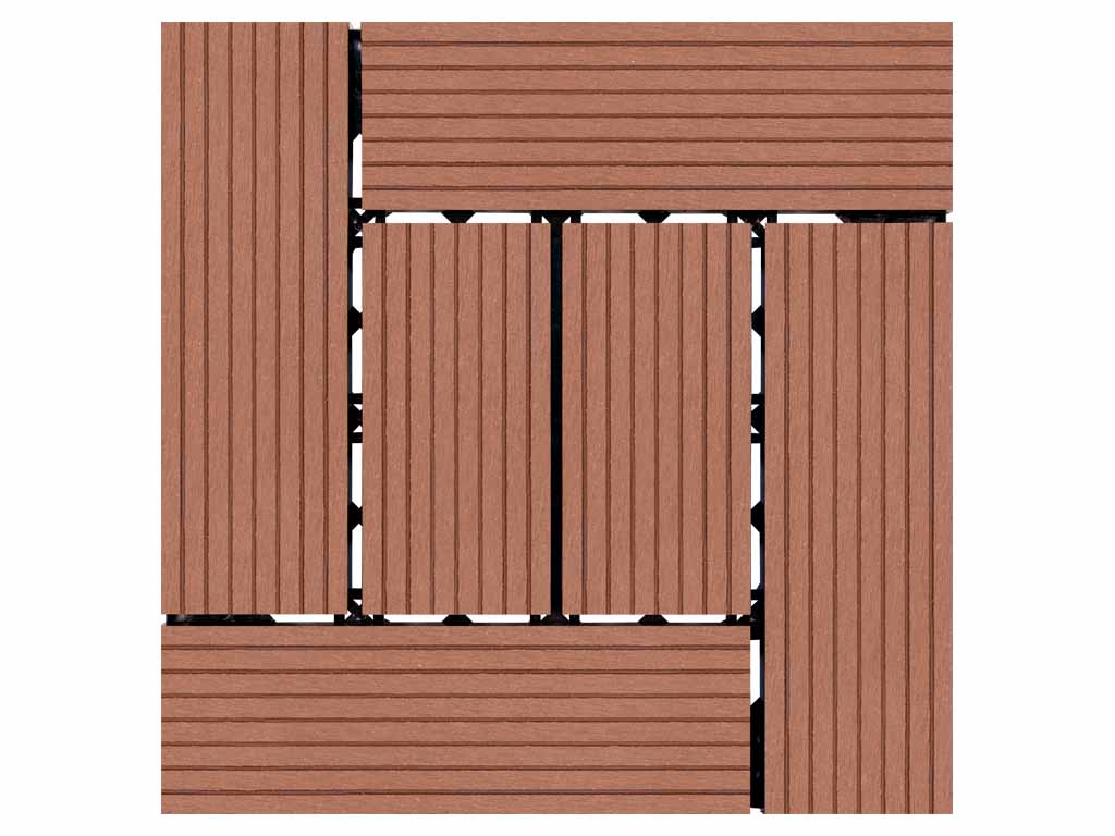 WPC dlaždice LEGI STYLE 30 x 30 cm, chocolate