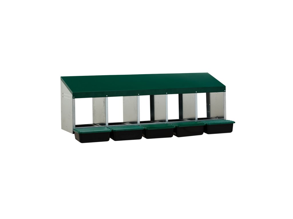 Snáškové hnízdo pro slepice 10196 5-místné, se sběrným košem