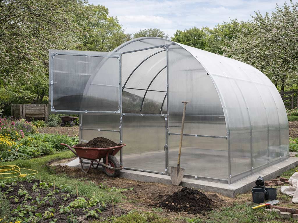 Zahradní skleník LEGI BASIL 8 x 3 m, 6 mm MT300800E6