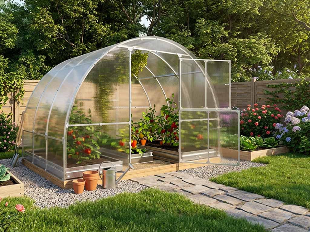 Zahradní skleník LEGI KAROT 8 x 3 m, 6 mm MT300800T6