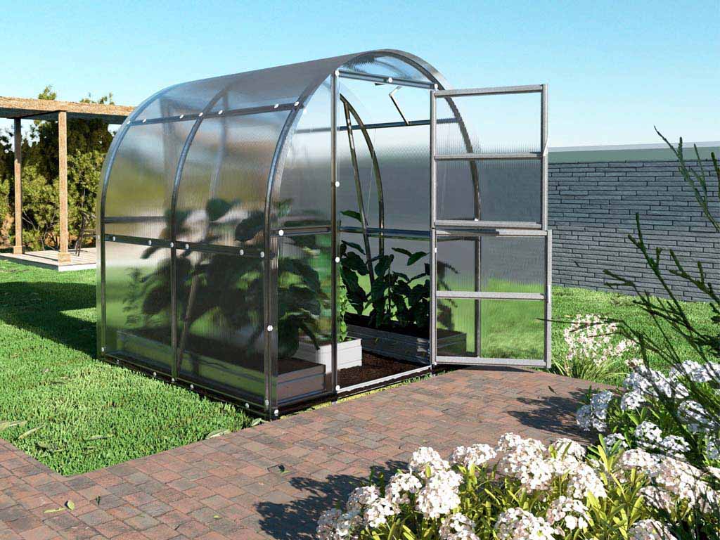 Zahradní skleník LEGI MINT 6 x 2 m, 6 mm MT200600S6