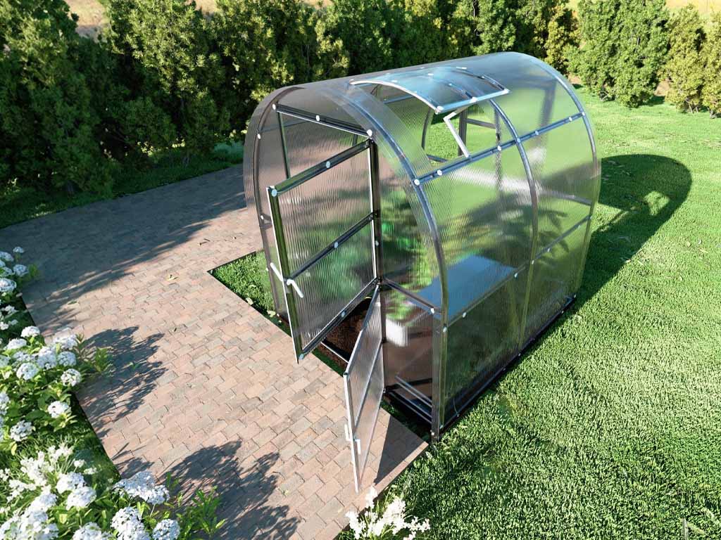 Zahradní skleník LEGI MINT 6 x 2 m, 6 mm MT200600S6