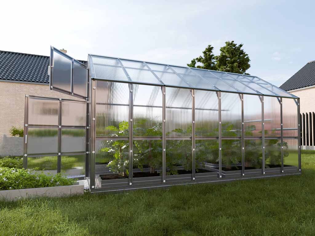 Zahradní skleník LEGI RADISH 3,2 x 2,4 m, 6 mm MT2353176