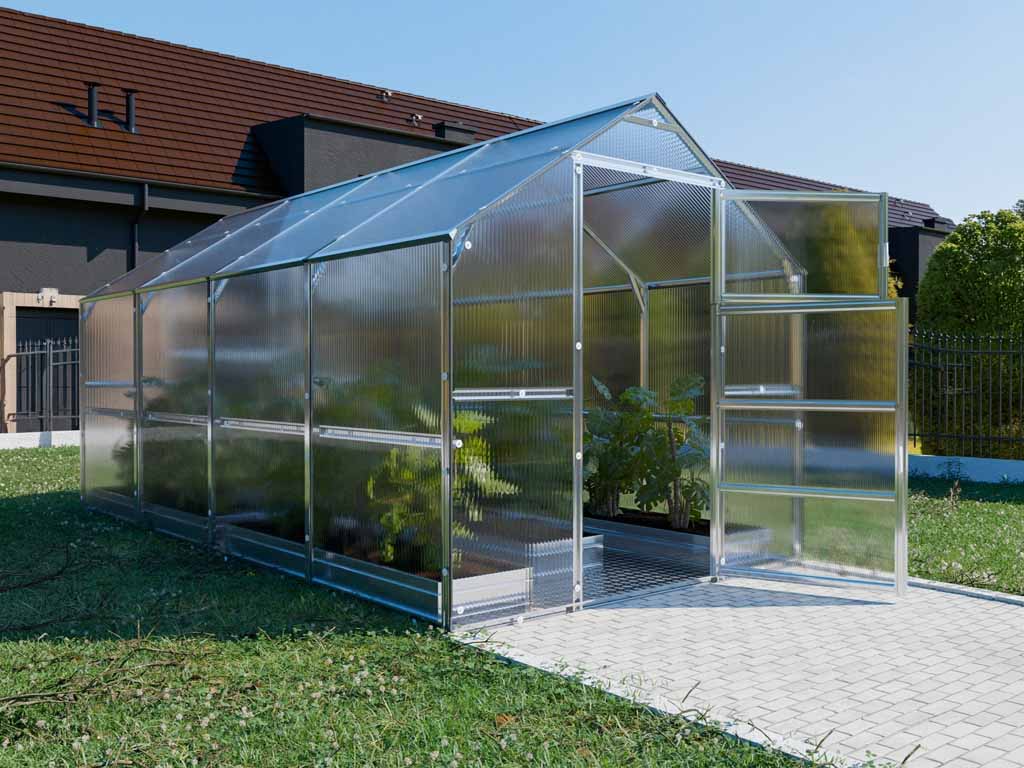 Zahradní skleník LEGI RUBARB 6 x 2,35 m, 6 mm MT23506B6