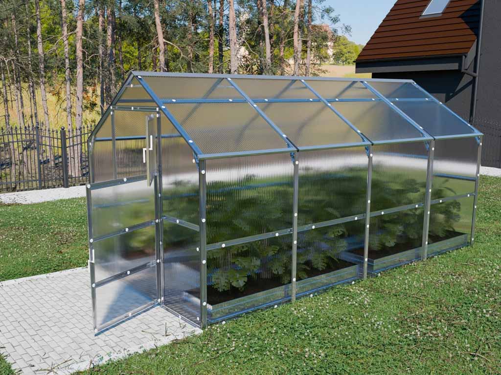 Zahradní skleník LEGI RUBARB 3 x 2,35 m, 6 mm MT23503B6