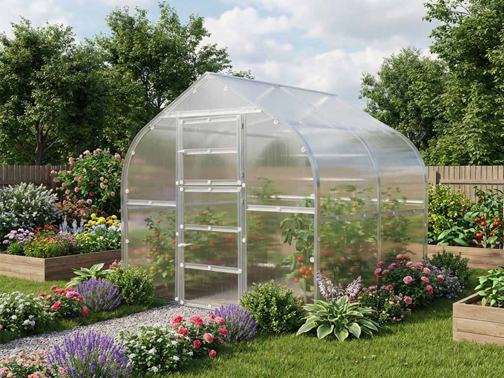 Zahradní skleník LEGI ONION R 6 x 2,5 m, 4 mm MT2506004D