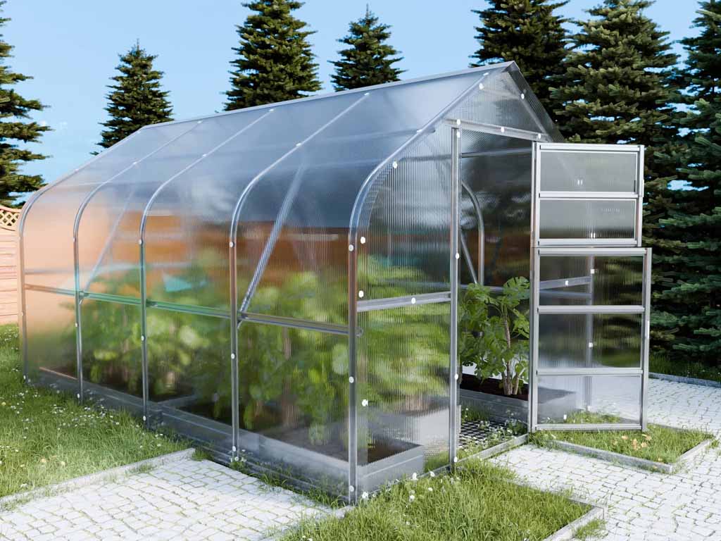 Zahradní skleník LEGI ONION R 10 x 2,5 m, 4 mm MT25010004D