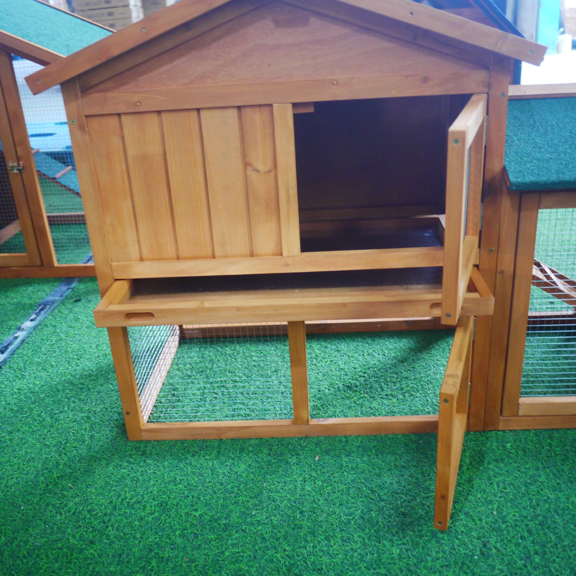 Králíkárna KENNIVA BENJI 1460 x 535 x 860 mm, dřevěná (obrázek 7)