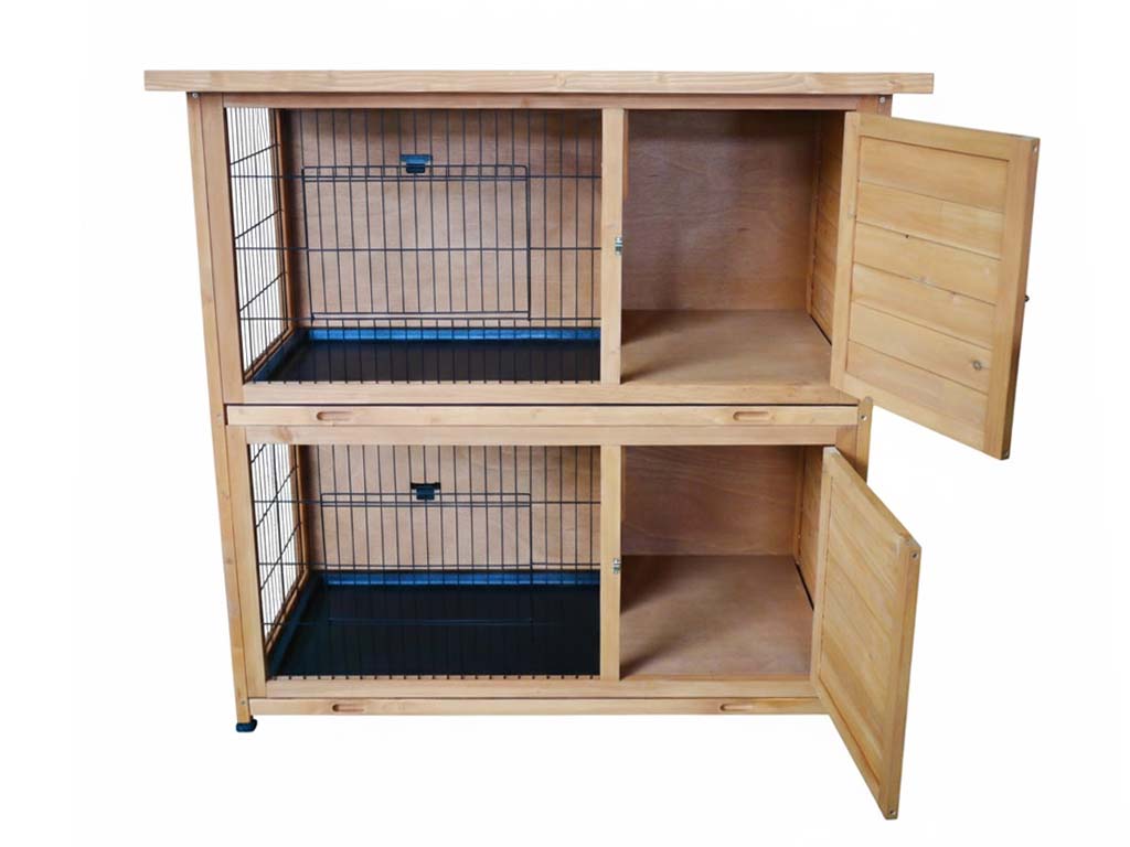 Králíkárna KENNIVA BUDDY 1200 x 560 x 1200 mm, dřevěná (obrázek 3)
