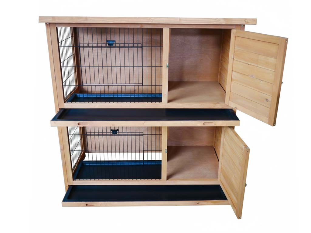 Králíkárna KENNIVA BUDDY 1200 x 560 x 1200 mm, dřevěná (obrázek 4)
