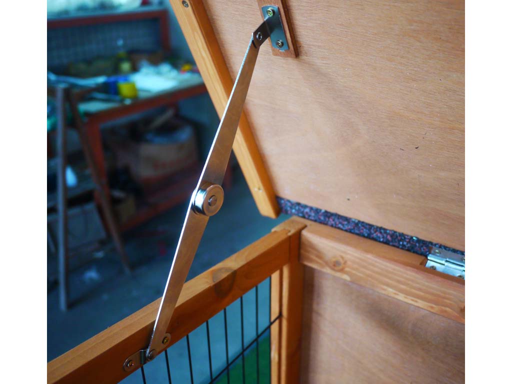 Králíkárna KENNIVA BUDDY 1200 x 560 x 1200 mm, dřevěná (obrázek 6)