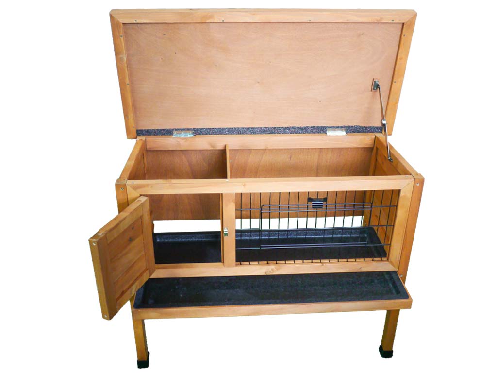 Králíkárna KENNIVA LUCY 915 x 460 x 715 mm, dřevěná (obrázek 3)