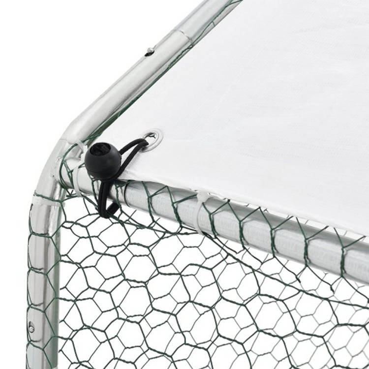 Plachta pro venkovní výběh Strend Pro pro drůbež, bílá