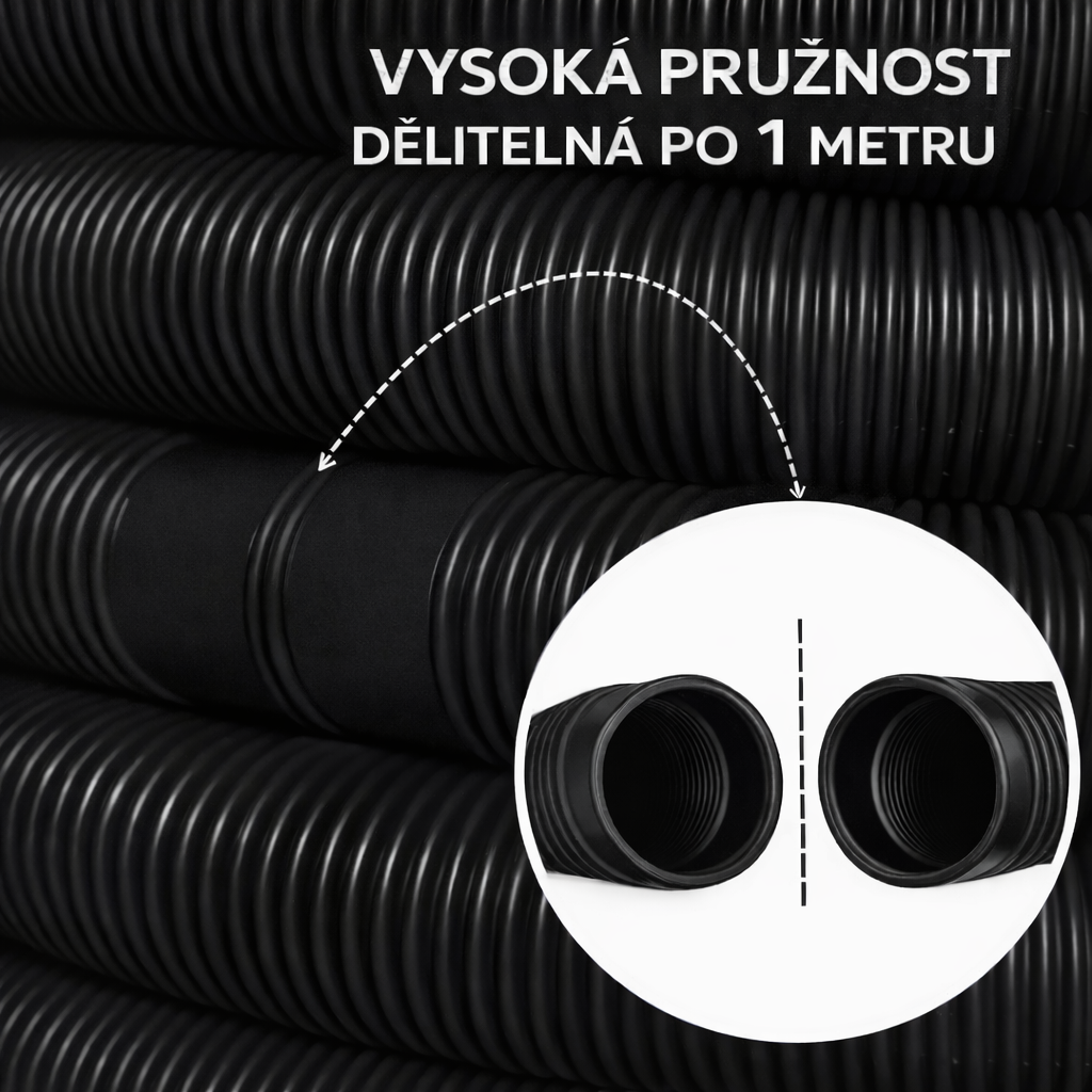 CF Hadice bazénová 38 mm (6m) černá (obrázek 4)