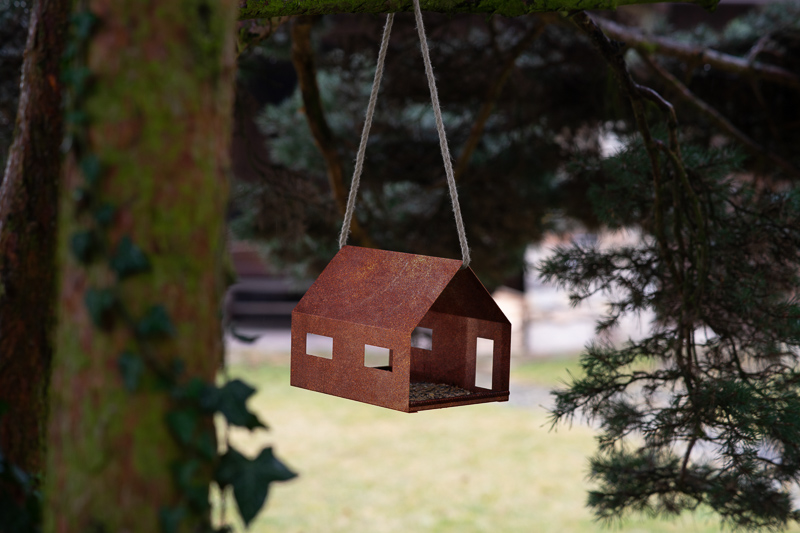 Ptačí krmítko Corgarden CASA 1040 30 x 21 x 23 cm Corten